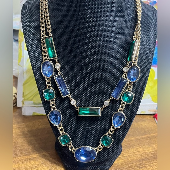 Avon Jewelry - Vintage NRQ Avon Double Strand Royal Jewels Necklace